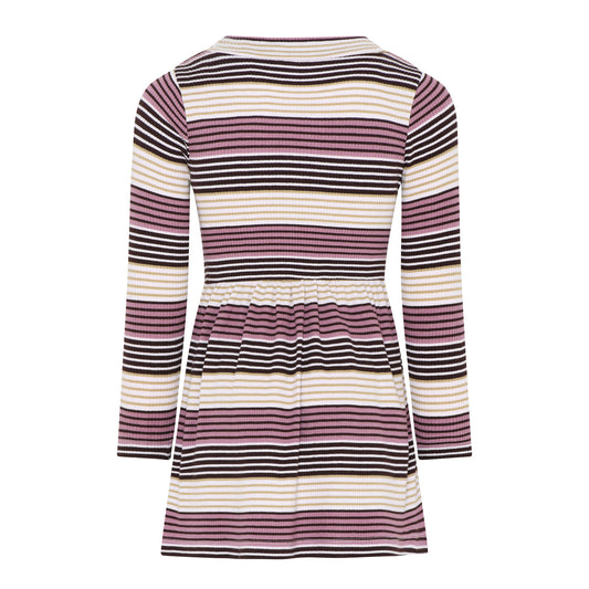 Minymo Langarm Kleid Orchid Tint