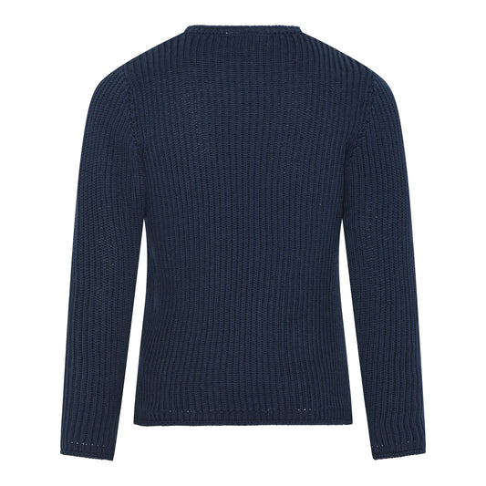 Minymo Strick Pullover dunkelblau