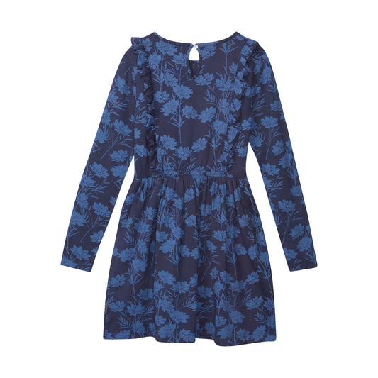 Creamie Langarm Jersey Kleid dunkelblau