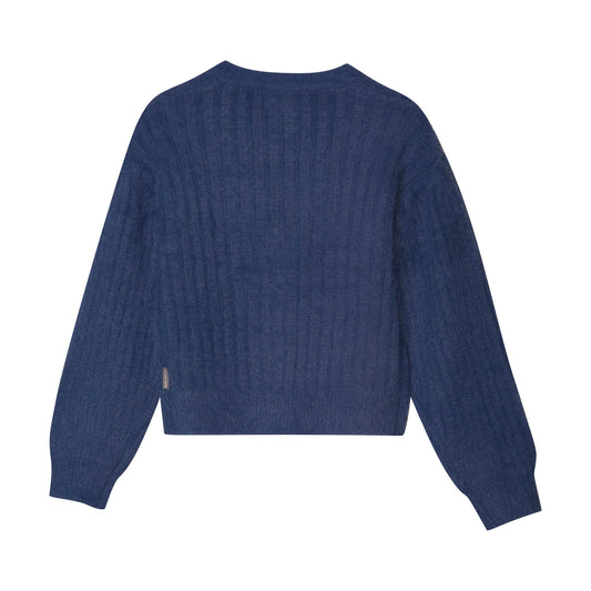 Creamie Strick Cardigan Vintage Indigo