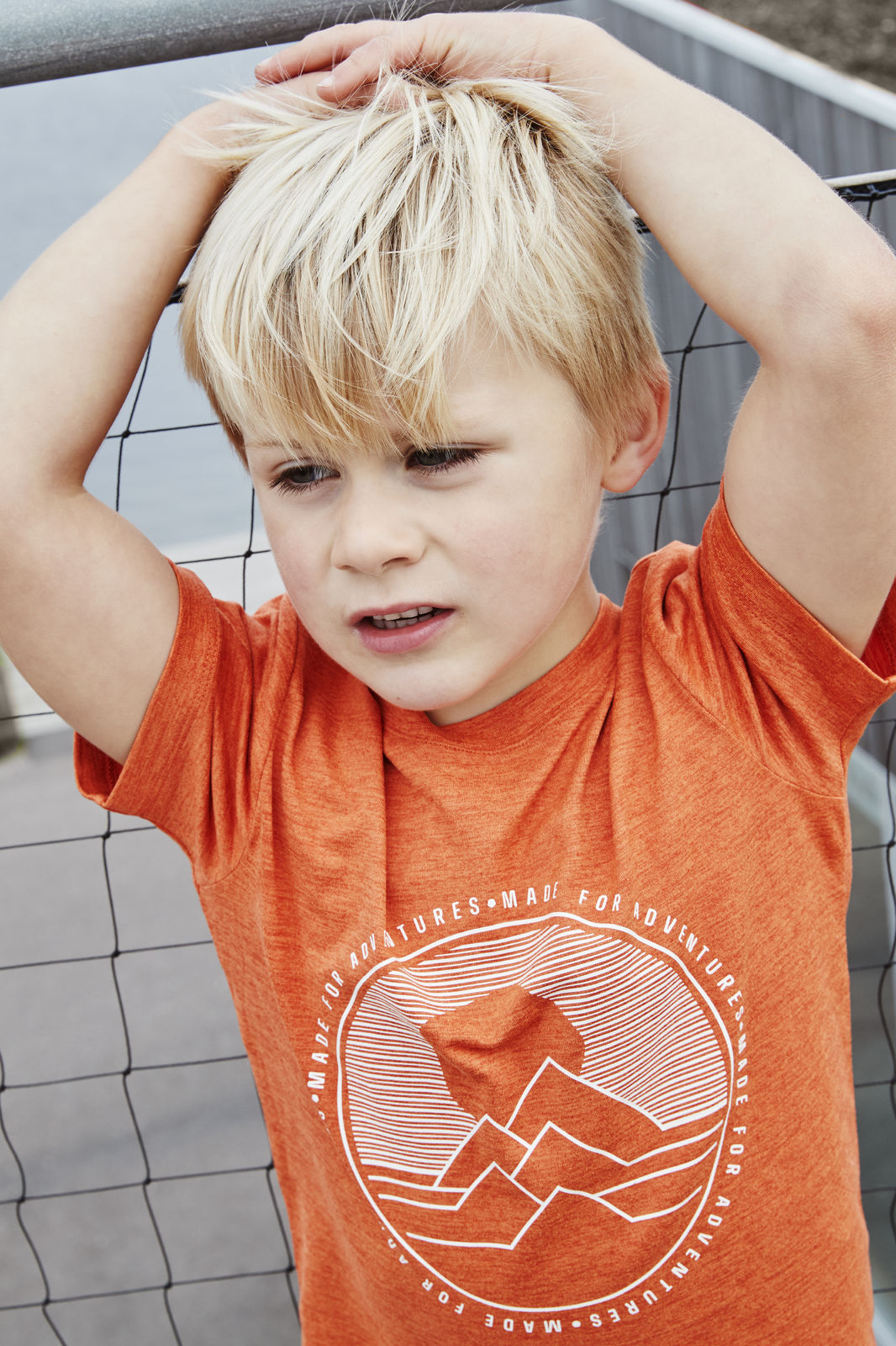 Color Kids Kurzarm Shirt Summer Fig orange