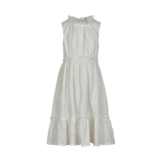 Creamie Kleid Embroidery Cloud lang