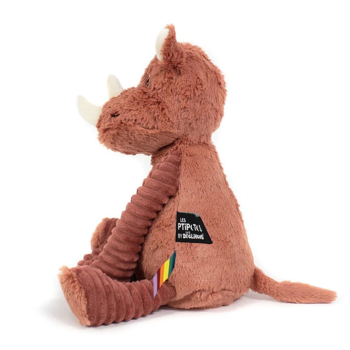 Les Déglingos Ptipotos Nashorn terracotta