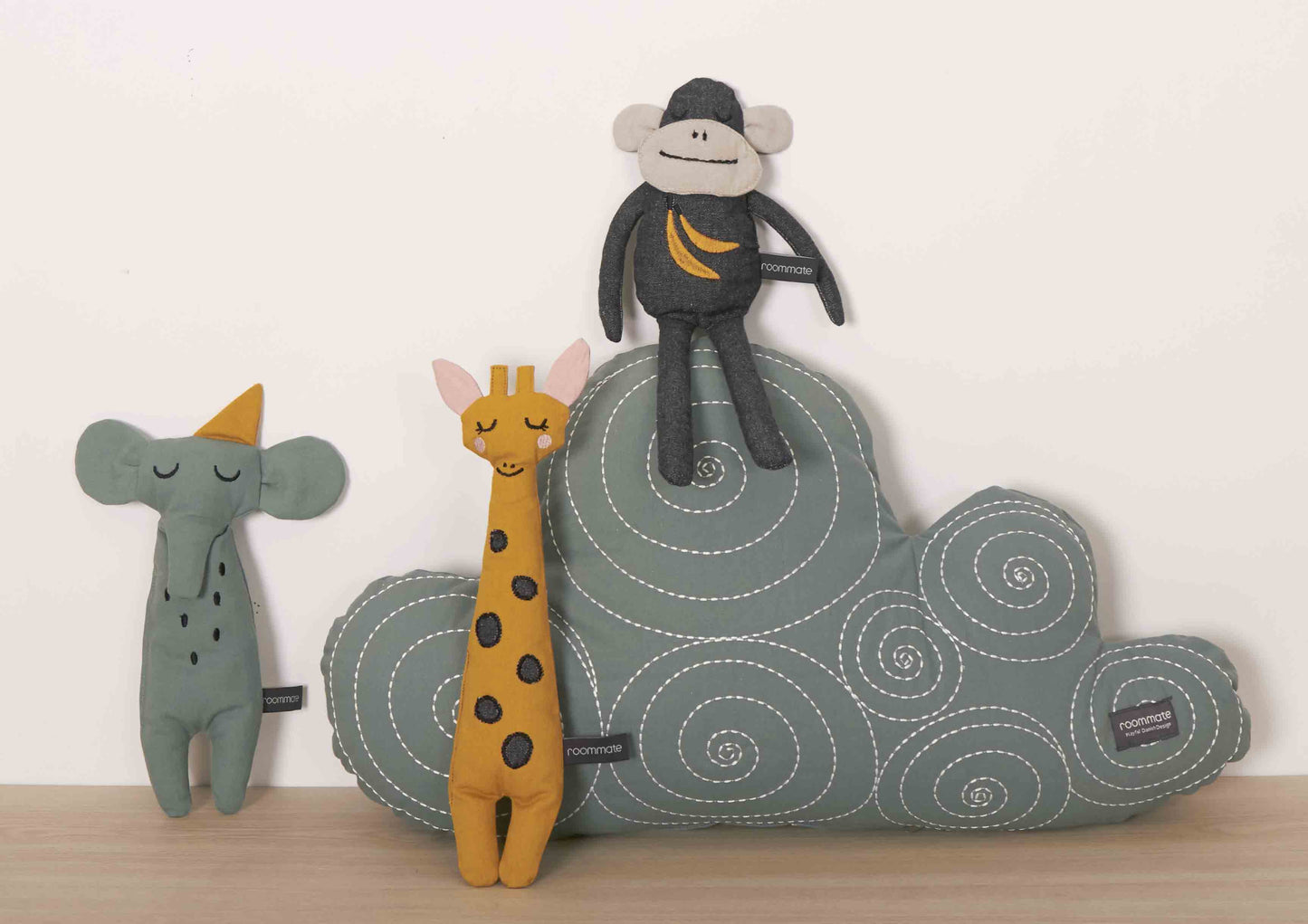 roommate Kissen Wolke sea grey