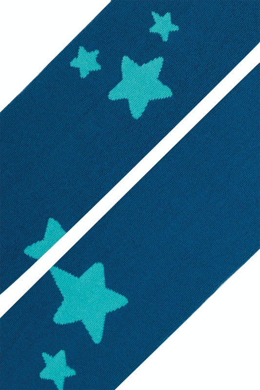 Frugi Norah Strumpfhose Stars blau