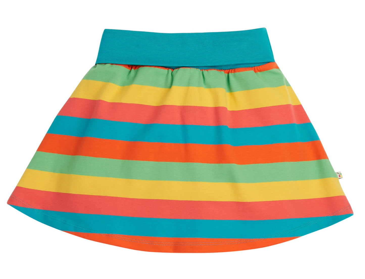 Frugi Skort Camper Blue Rainbow Stripe