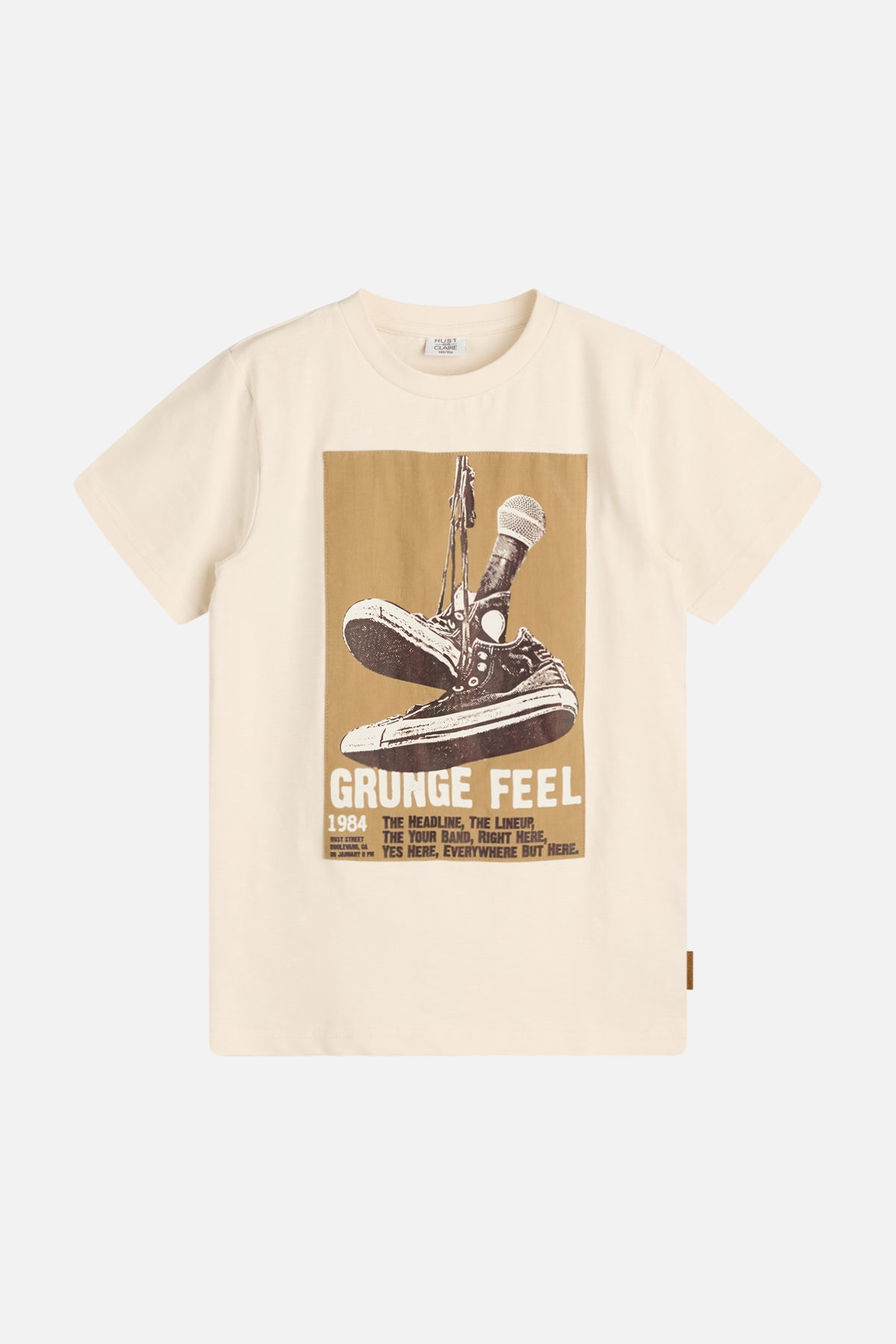 Hust & Claire Alwin Kurzarm Shirt Schuhe White sand