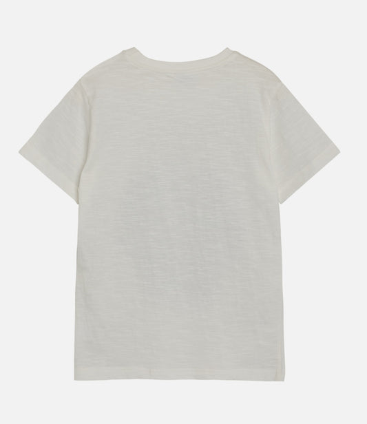 Hust & Claire Alwin Kurzarm Shirt Ivory Hund