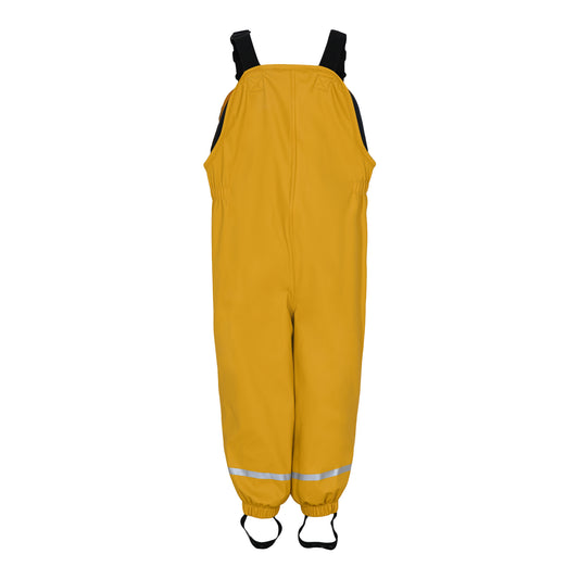 LEGO Fleece gefütterte Regenhose mit Latz LWPUELO 703 gelb