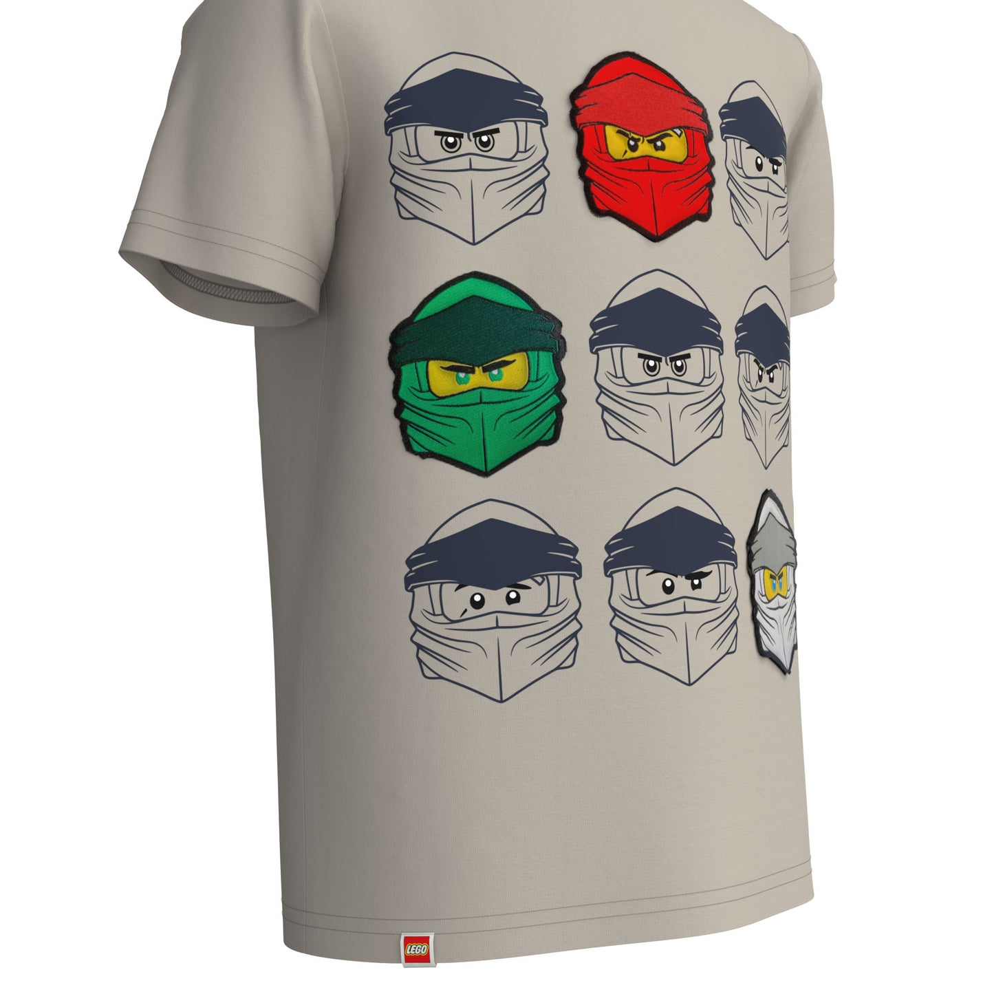 LEGO Ninjago Kurzarm Shirt M12010386 warm grey
