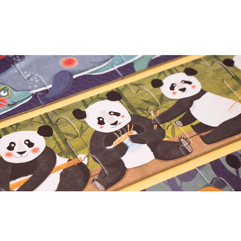 londji Puzzle - 10 Penguins