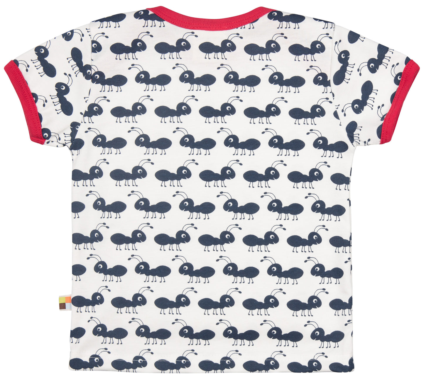 Loud+Proud Kurzarm Shirt Ameise blau