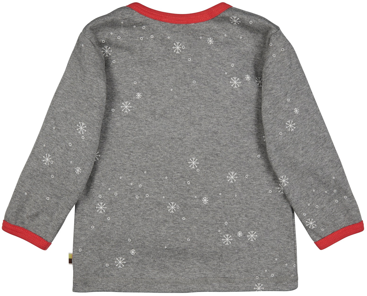 Loud + Proud Langarm Shirt grau Schneeflocke