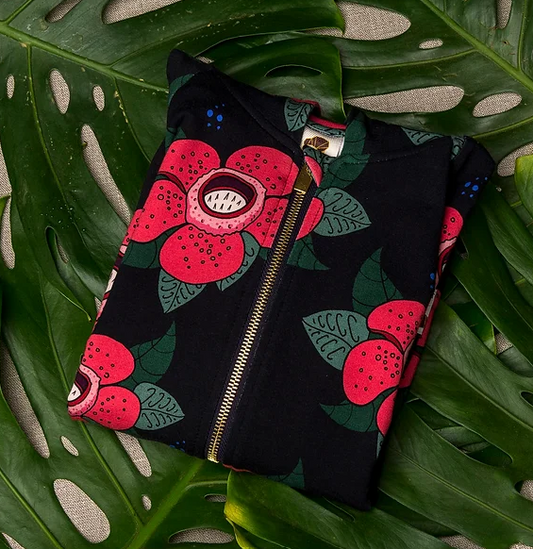 Mullido Kapuzenjacke Rafflesia