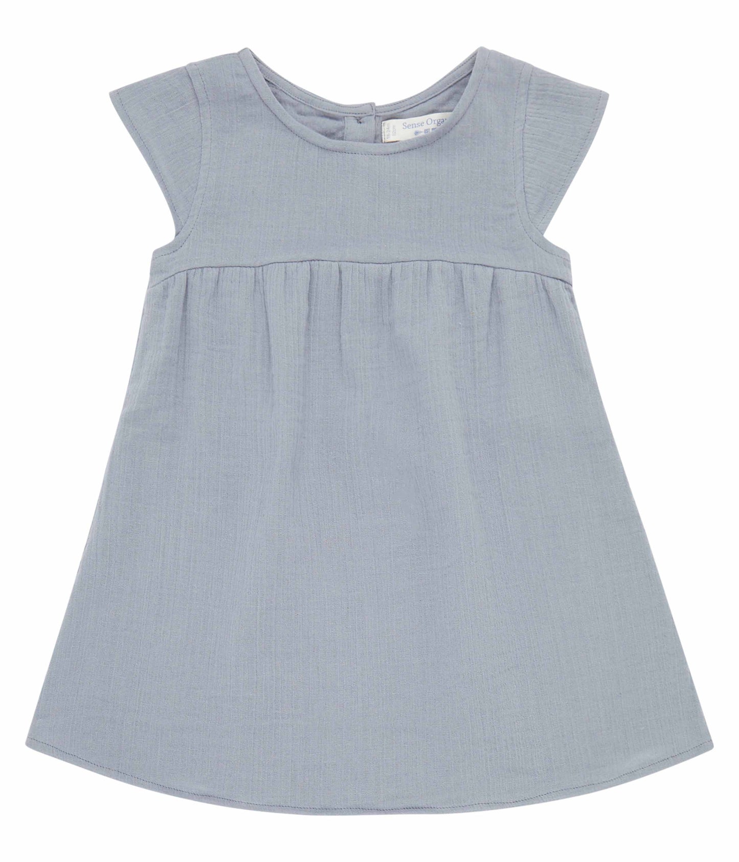 Sense Organics NEELA Muslin Kleid graublau