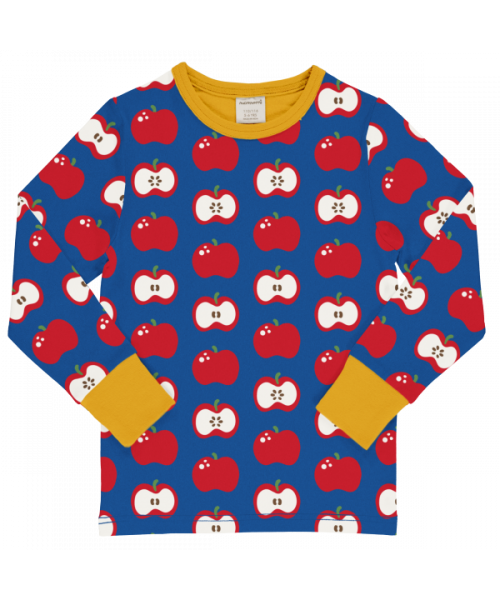 maxomorra Langarm Shirt FARM APPLE