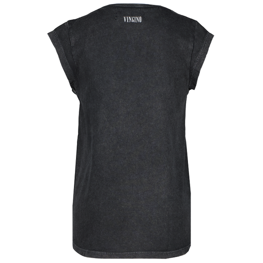 Vingino Kurzarm Shirt HARLEMMA Washed black
