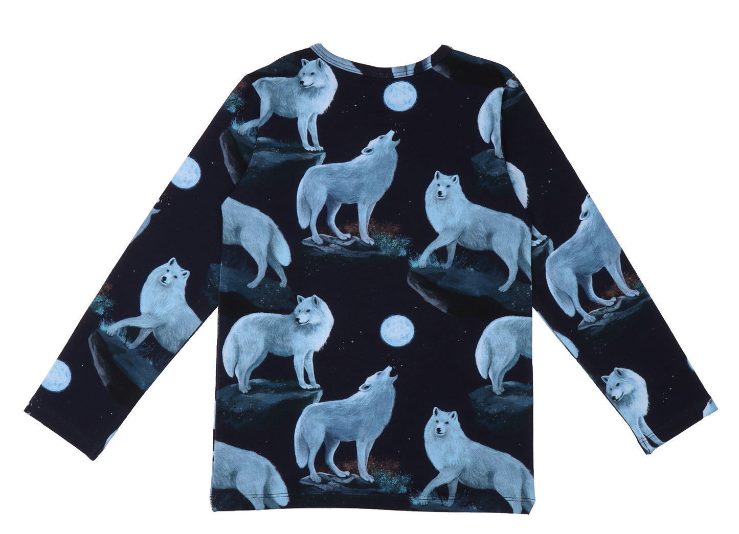 Walkiddy Langarm Shirt Singing Wolfs