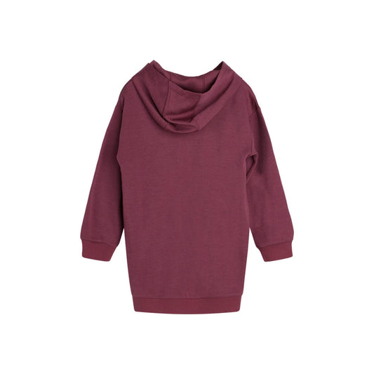 Hust & Claire Dani Langarm Kleid Wolle Bambus Purple Fig