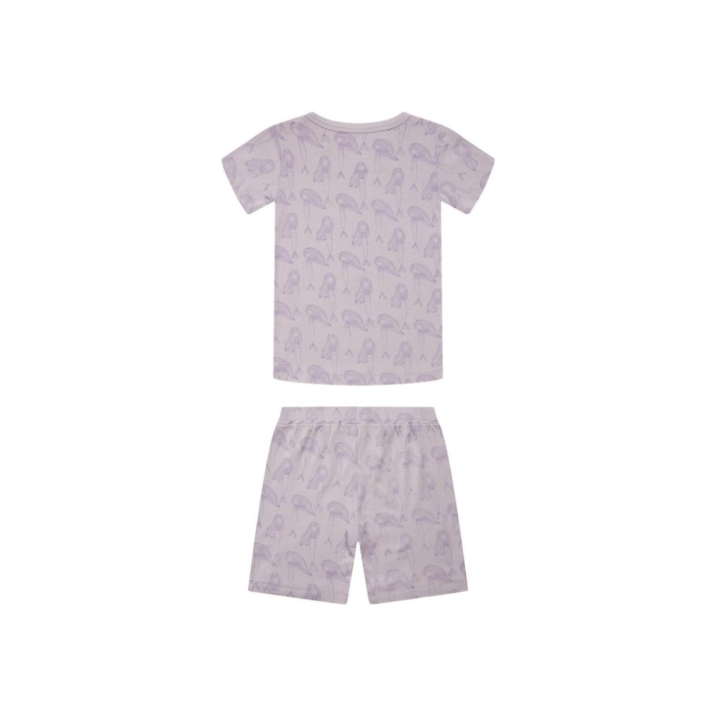 Hust & Claire Bambus Pyjama kurz Meerjungfrau lila