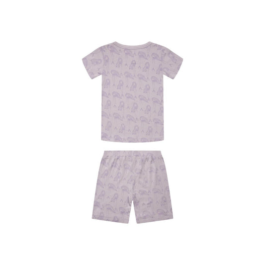 Hust & Claire Bambus Pyjama kurz Meerjungfrau lila