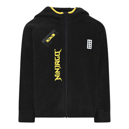 LEGO Fleecejacke LWSANGAI 601 schwarz