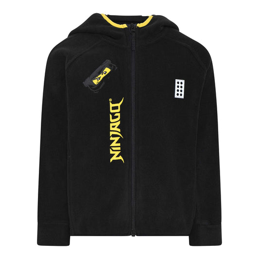 LEGO Fleecejacke LWSANGAI 601 schwarz