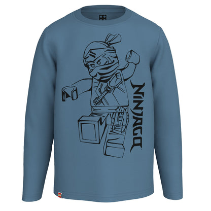 LEGO Ninjago Langarm Shirt M12010659 blau - Organic