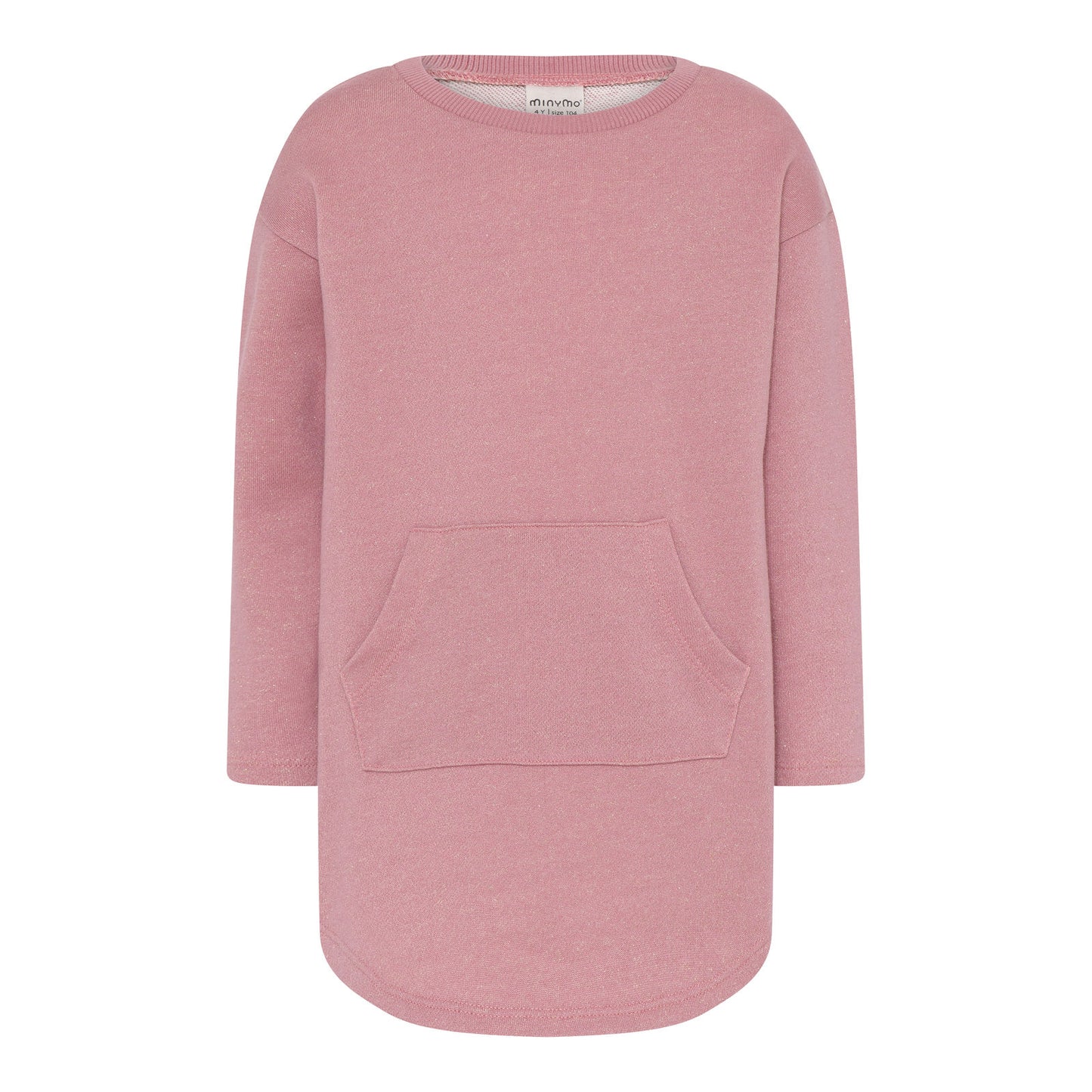 Minymo Langarm Sweatkleid altrosa