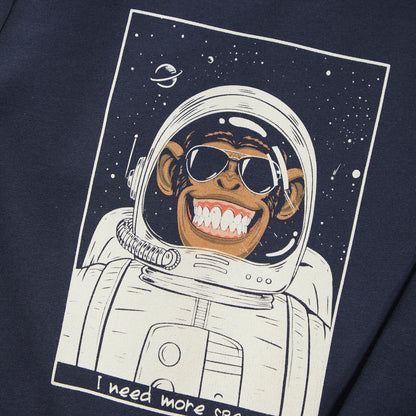 Minymo Sweatshirt "Affe im All"