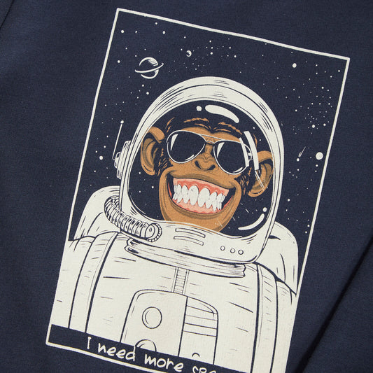 Minymo Sweatshirt "Affe im All"
