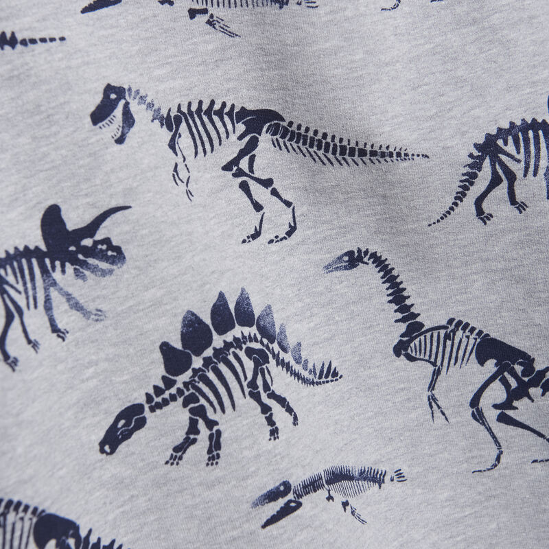Minymo Sweatshirt Dinosaurier grau