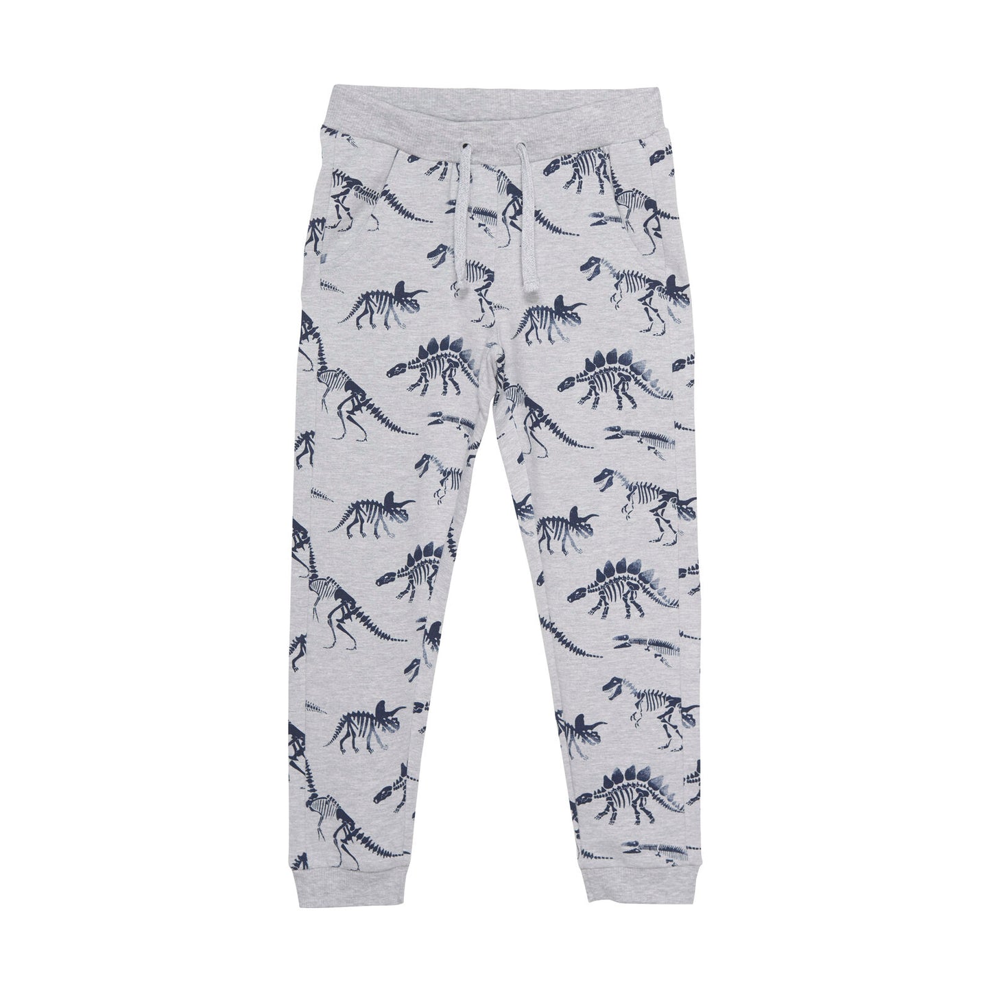 Minymo Sweat Hose Jogginghose Dinosaurier grau