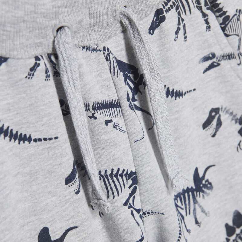 Minymo Sweat Hose Jogginghose Dinosaurier grau