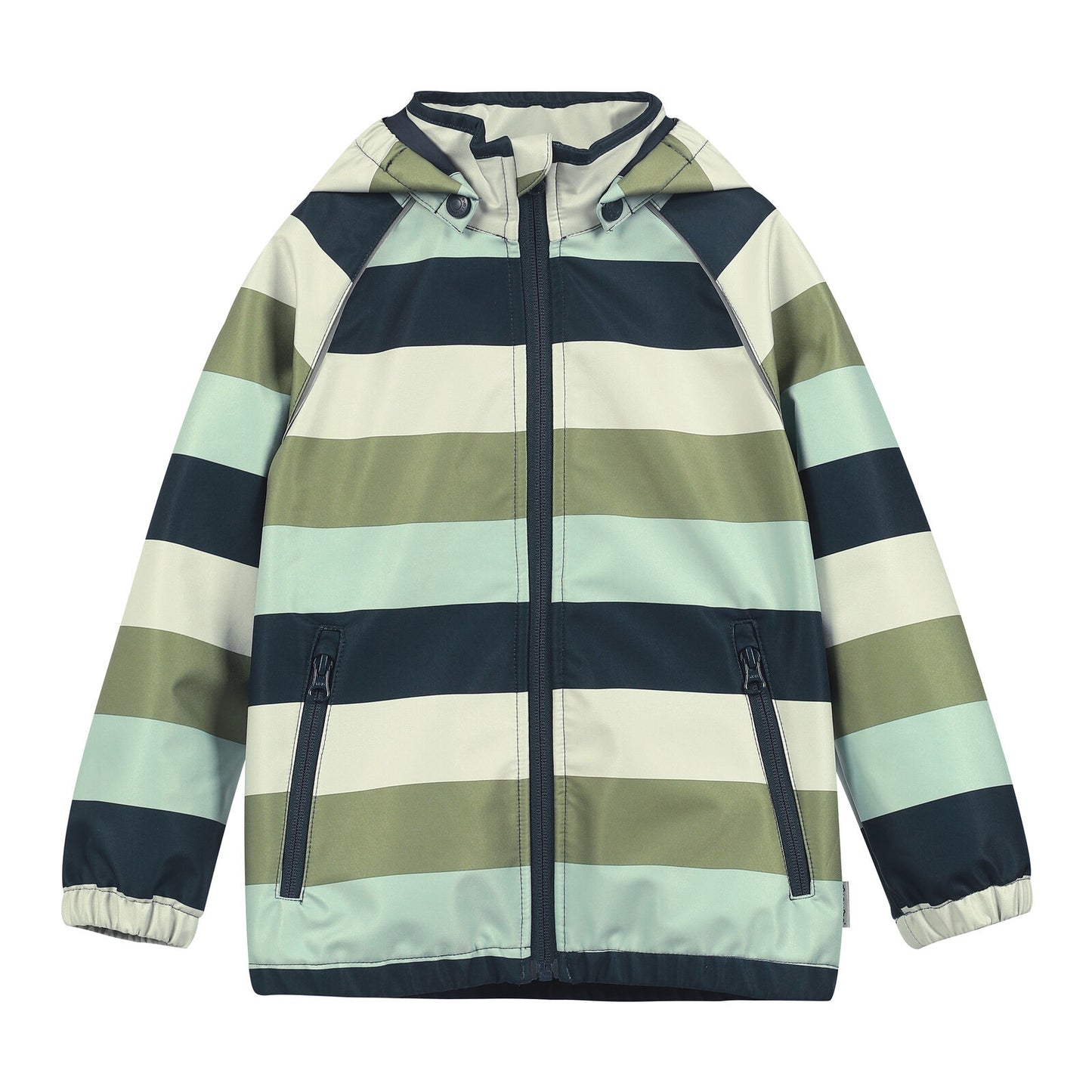 Minymo Softshell Jacke Stripe Blue Nights