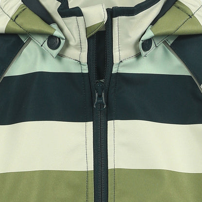 Minymo Softshell Jacke Stripe Blue Nights