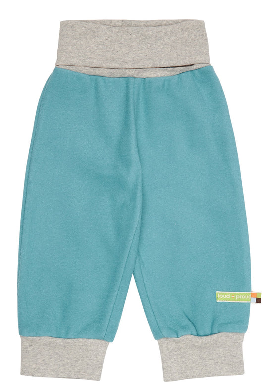 Loud + Proud Fleece Hose topaz blau