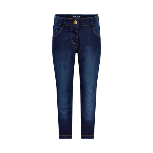 Minymo Mädchen Jeans stretch slim fit Dark Blue Denim