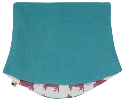 Loud + Proud Wende Fleece Loop Schlauchschal blau