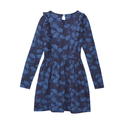 Creamie Langarm Jersey Kleid dunkelblau
