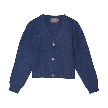 Creamie Strick Cardigan Vintage Indigo