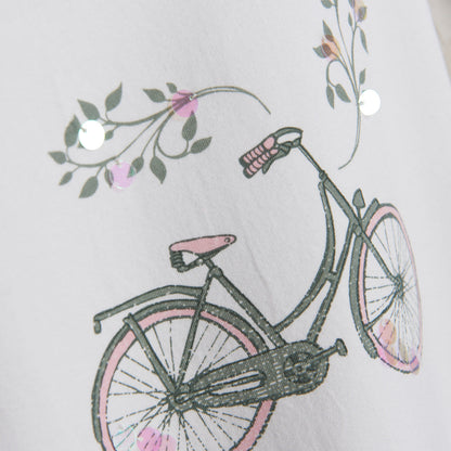Creamie Langarm Shirt Fahrrad