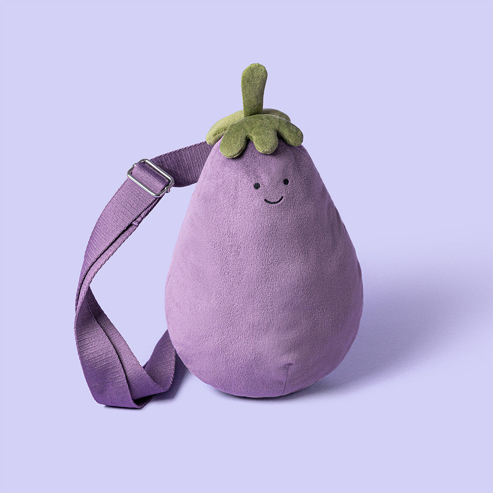 Jellycat Amuseables Aubergine Bauchtasche