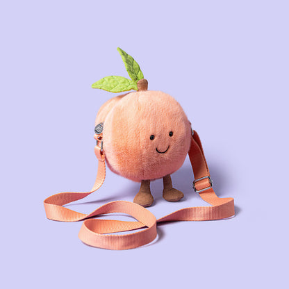 Jellycat Amuseables Peach Schultertasche 18cm