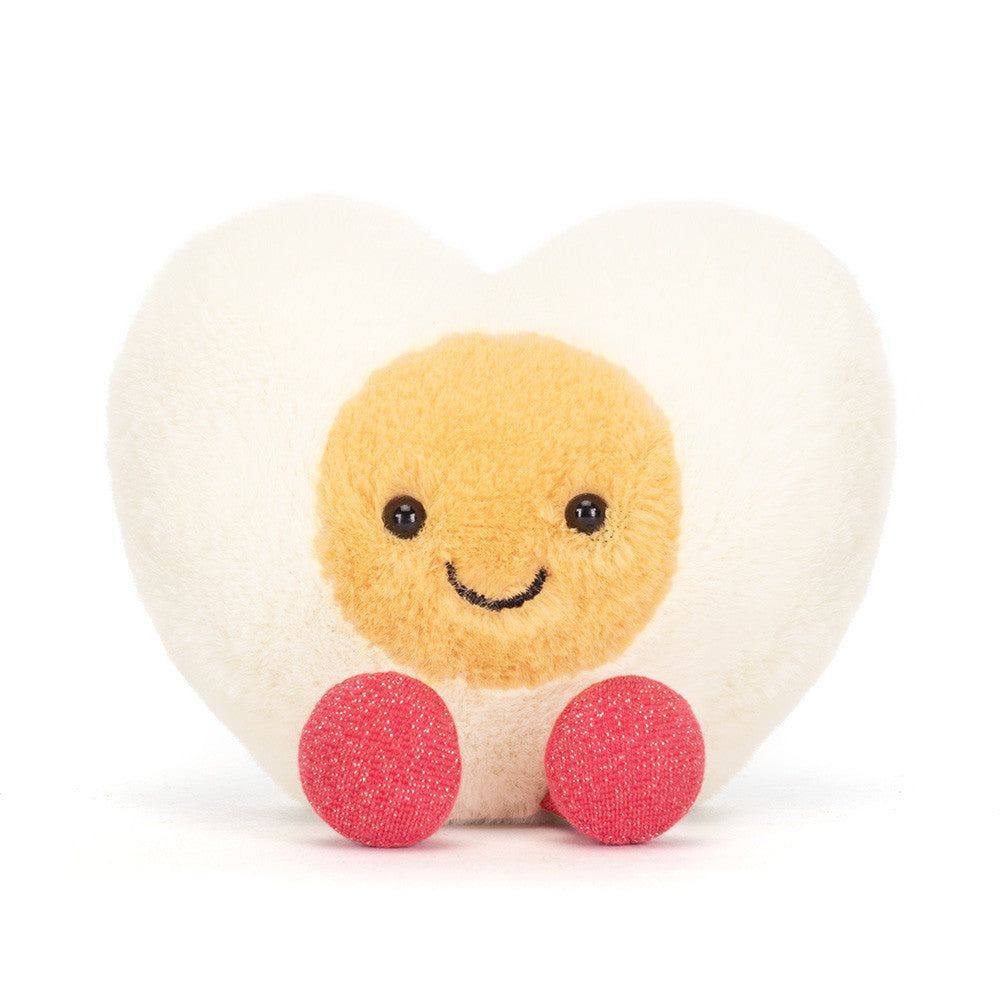 Jellycat Amuseables Heart Boiled Egg 12cm