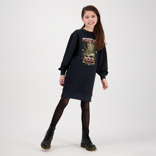 Vingino Sweatkleid PEGINA schwarz