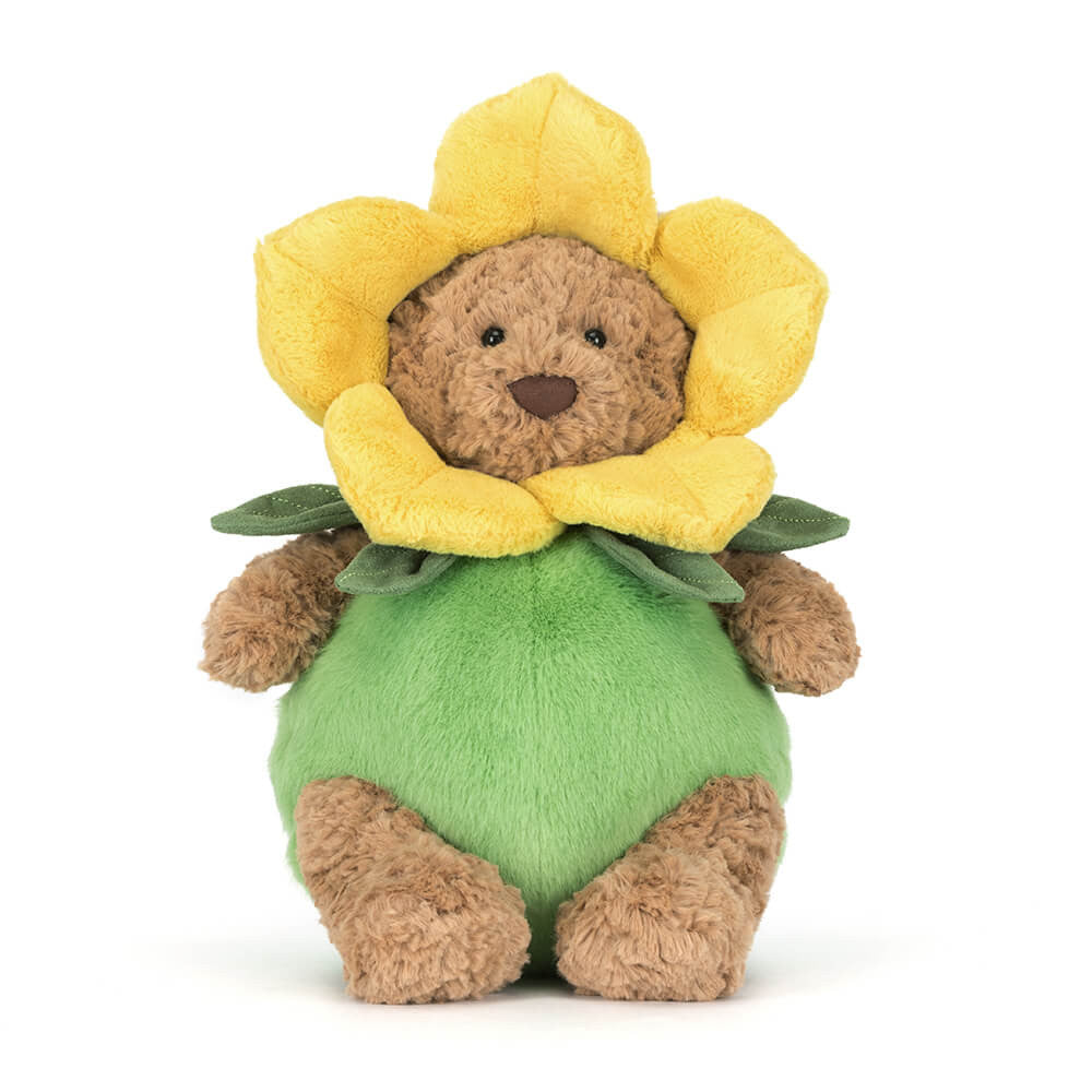 Jellycat Bartholomew Bear im Narzissenoutfit 26cm