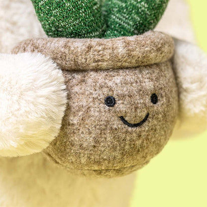 Jellycat Cream Bunny with Plant 31cm