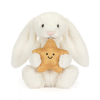 Jellycat Cream Bunny with Star 31cm