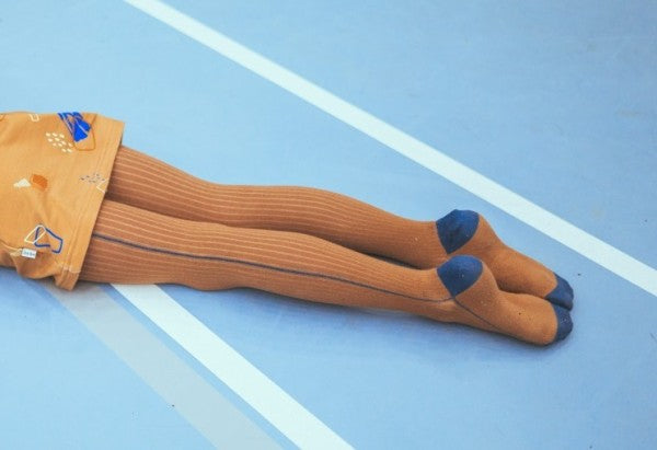 Ba*Ba Kidswear Strumpfhose Brown sugar stripe